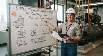 accurate cooling load calculation formula HVAC