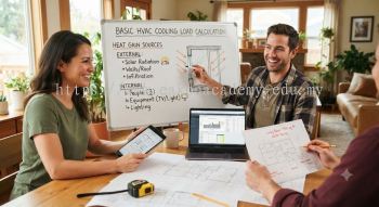 basic HVAC cooling load calculation method