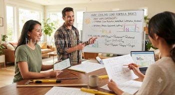 HVAC cooling load formula basics