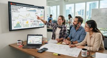 commercial building peak cooling load calculation