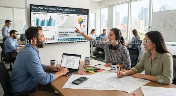 HVAC peak heat gain and cooling load analysis