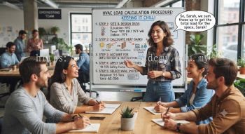 building HVAC load calculation procedure
