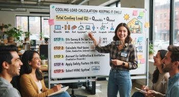 cooling load calculation formula and steps