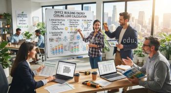 office building energy cooling load calculation