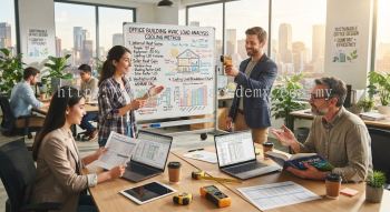 office building HVAC load analysis cooling method