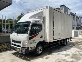 New Mitsubishi FUSO Euro5 TF Canter 150 Manual / Duonic AMT 3ton / 5ton lorry - Lori BDM7500kg Corrugated Box (Kontena Besi)