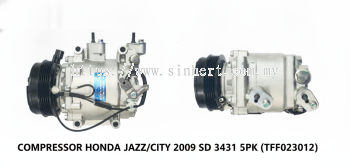 COMPRESSOR HONDA JAZZ/CITY 2009 SD 3431 5PK (TFF023012)