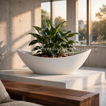 Premium Fiberglass Flower Pots Malaysia PC1247-17048  马来西亚高品质玻璃钢花盆  Pasu Bunga Fiberglass Premium Malaysia
