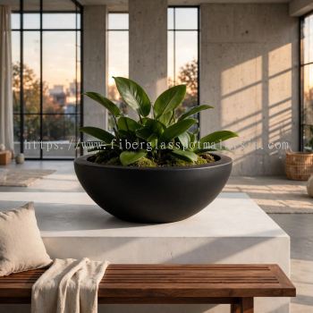 Modern Fiberglass Planters Malaysia PC1247-17059  马来西亚现代玻璃钢花盆  Pasu Fiberglass Moden Malaysia