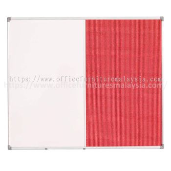 4 ft x 6 ft Aluminium Dual Foam   White Board OFMDUF46