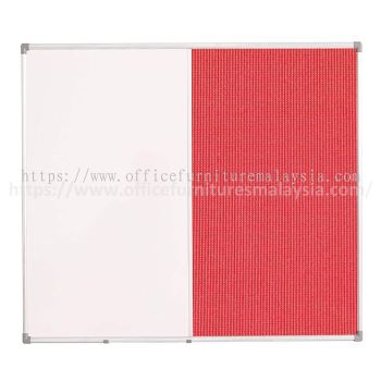 3 ft x 4 ft Aluminium Dual Foam   White Board OFMDUF34