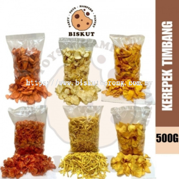 [KEREPEK JOHOR] Layang-layang Brand Tapioca Chips 500g/Kerepek Ubi Masin/Kerepek Ubi Sambal Pedas/Kerepek Ubi Kari