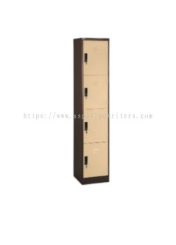4 COMPARTMENT STEEL LOCKER 