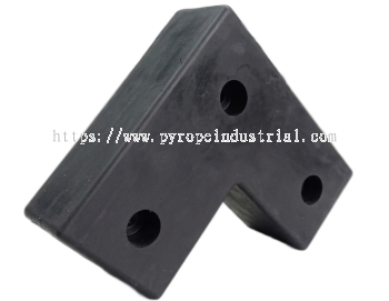 [BP169-24] RUBBER DOCK BUMPER (L-SHAPE) 455MML * 210MMW * 100MMH (SOLID)