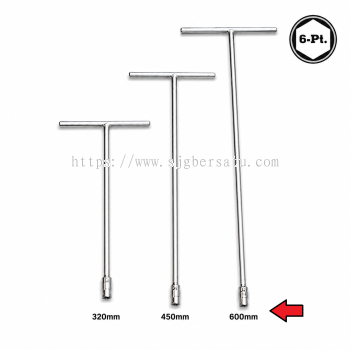 600mm T-SPANNER Long Reach Universal T-Handle Socket Wrench, Chrome Vanadium Steel | TL-SP-TX**** |