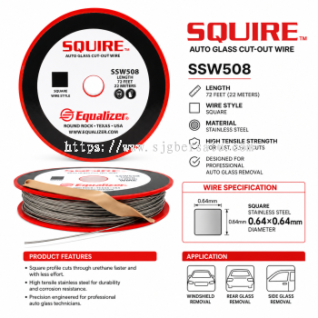 Professional Windscreen Manual Cut-Out Wire System Series | Equalizer® / BTB | WT-BW508 / WT-BWK300 / WT-BWK310 / WT-BWK120