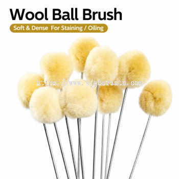Natural Wool Dauber Brush, Wool Ball Primer Applicator | WT-002