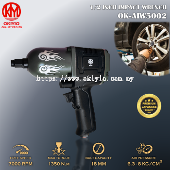 OKIYIO AIR IMPACT WRENCH 1/2"