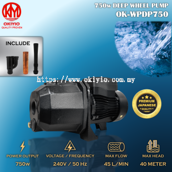 OKIYIO 1HP DEEP WHEEL PUMP