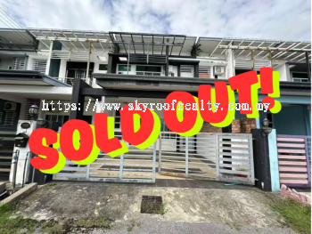 Permai靠近大医院高山地双层排屋中间出售 Permai near the big hospital high mountain land double storey terrace house for sale @ Sibu