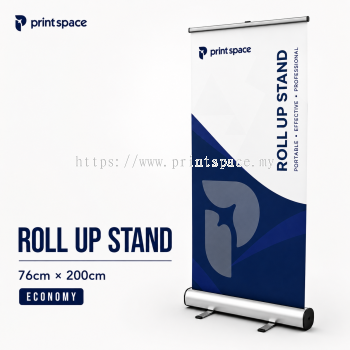 Roll Up Stand 76cm �� 200cm (Economy)