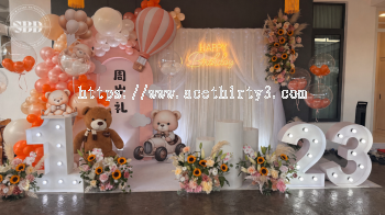 Birthday Backdrop Decoration