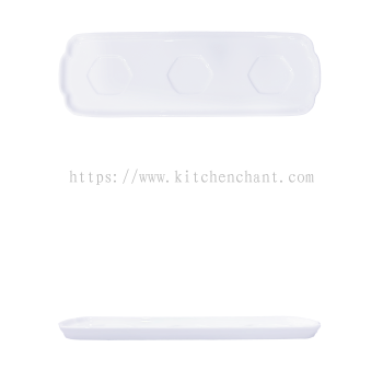 YGB-13.5'' -long-bottom-dish-月光白-13.5-凯旋高脚碗长条底碟