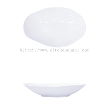 YGB-11'' -liuying-oval-bowl-月光白-11--流樱椭圆碗