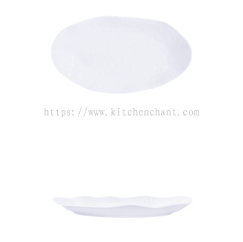 YGB-14'' -fish-plate-月光白-14-原石鱼盘-（套）