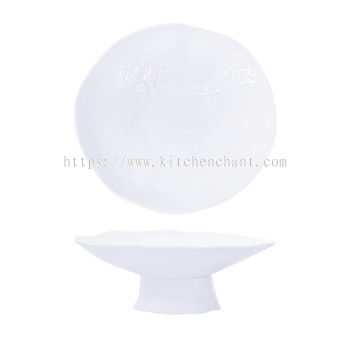 YGB-8.5'' -high-bowl-月光白-8.5-原石高脚碗