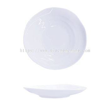YGB-9'' -round-plate-月光白-9-露丝圆盘