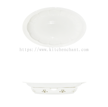 YX-BC-21.5'' Wide Blooming Fish Warming Plate （SET） 21.5 绽放宽型暖鱼盘 (套)