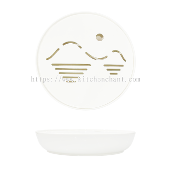 YX-BC-10'' Shuidongliu dry ice tray 10 水东流干冰盘 （套）