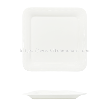 YX-BC-13'' Wheat Ear Square Shallow Dish 13 麦穗四方浅盘