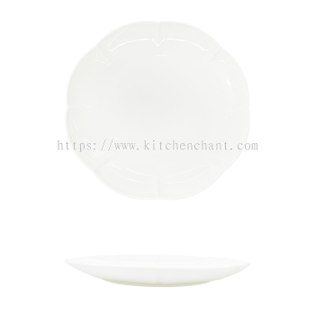 YX-BC-14'' Blooming Round Shallow Plate 14 绽放圆浅盘