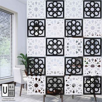 DIY Hanging Room Divider Panel Supplier | PVC Screen Partition for Living Room, Bulk Custom CNC Cut (Penyekat Ruang, Factory Direct)