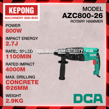 DCA AZC800-26 rotary hammer