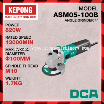 DCA ASM05-100B angle grinder 4"