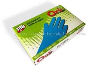 DISPOSABLE HDPE PLASTIC GLOVE