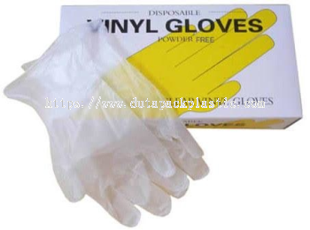 VINYL GLOVE - LARGE