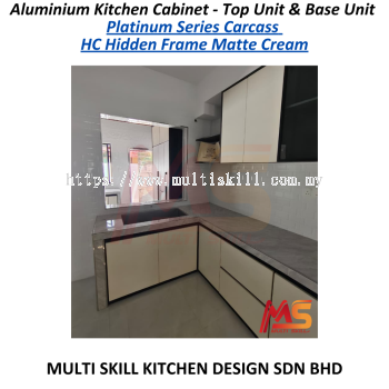Aluminium Kitchen Cabinet Top Unit & Base Unit Platinum Series