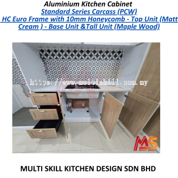 Aluminium Kitchen Cabinet Base Unit, Top Unit and Tall Unit 