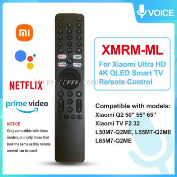 Xiaomi Voice Remote Control XMRM-ML for Xiaomi UHD 4K QLED TV Q2 50/55/65 Smart TV