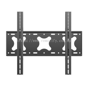 B75 重型固定电视墙支架 适用于42"-85"电视  承重75kg  超薄30mm贴墙设计  VESA 600x500mm