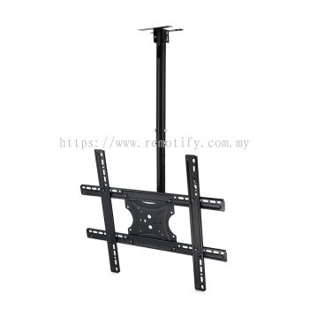 DN06 Braket TV Siling untuk TV 32"-65" | Pemegang TV Siling 360° Boleh Laras | VESA 600x400mm | Tahan Beban 30kg