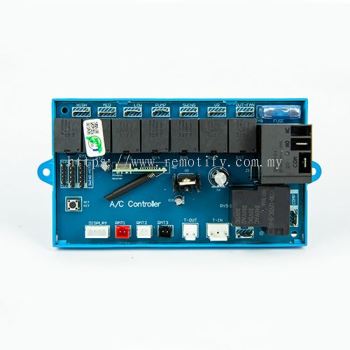 QD65A 无线可编程通用空调控制器  智能HVAC控制系统（50米无线+5+2周定时+多传感器工程级控制）