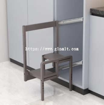 Foldable Two Step Kitchen Ladder #LD-ND110-300-AT