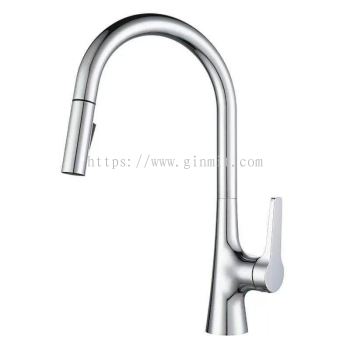 Pillar-Mounted Pull Out Sink Mixer Tap #KS-XK200-KT1