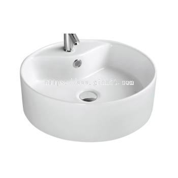 Ceramic Basin - White (Waste Not Included) #AQ146