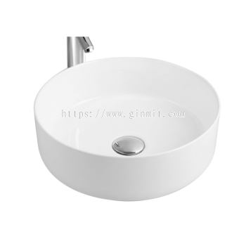 Ceramic Basin - White (Waste Not Included) #AQ148
